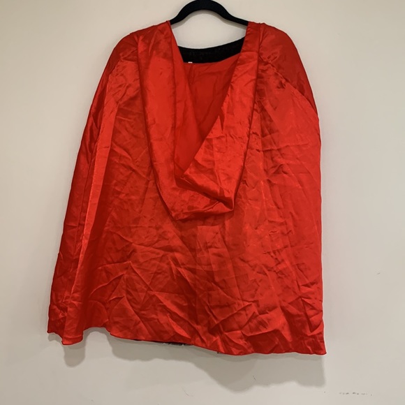 Spirit riding hood Halloween costume. Dark red. Adult costume small size 4-6 - Picture 6 of 10